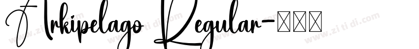 Arkipelago Regular字体转换